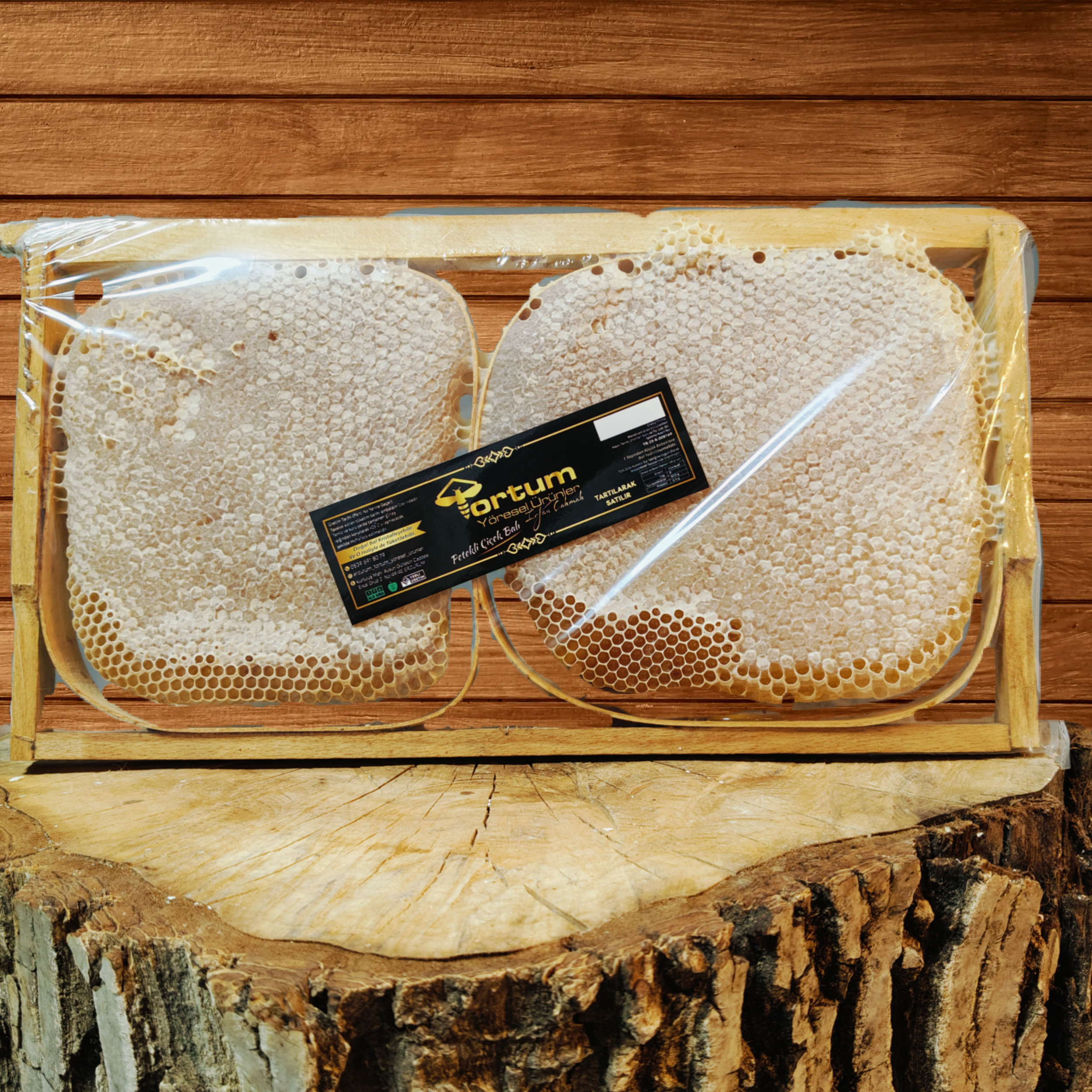 ŞEKERSİZ KARAKOVAN PETEK BAL (1500 Gr)