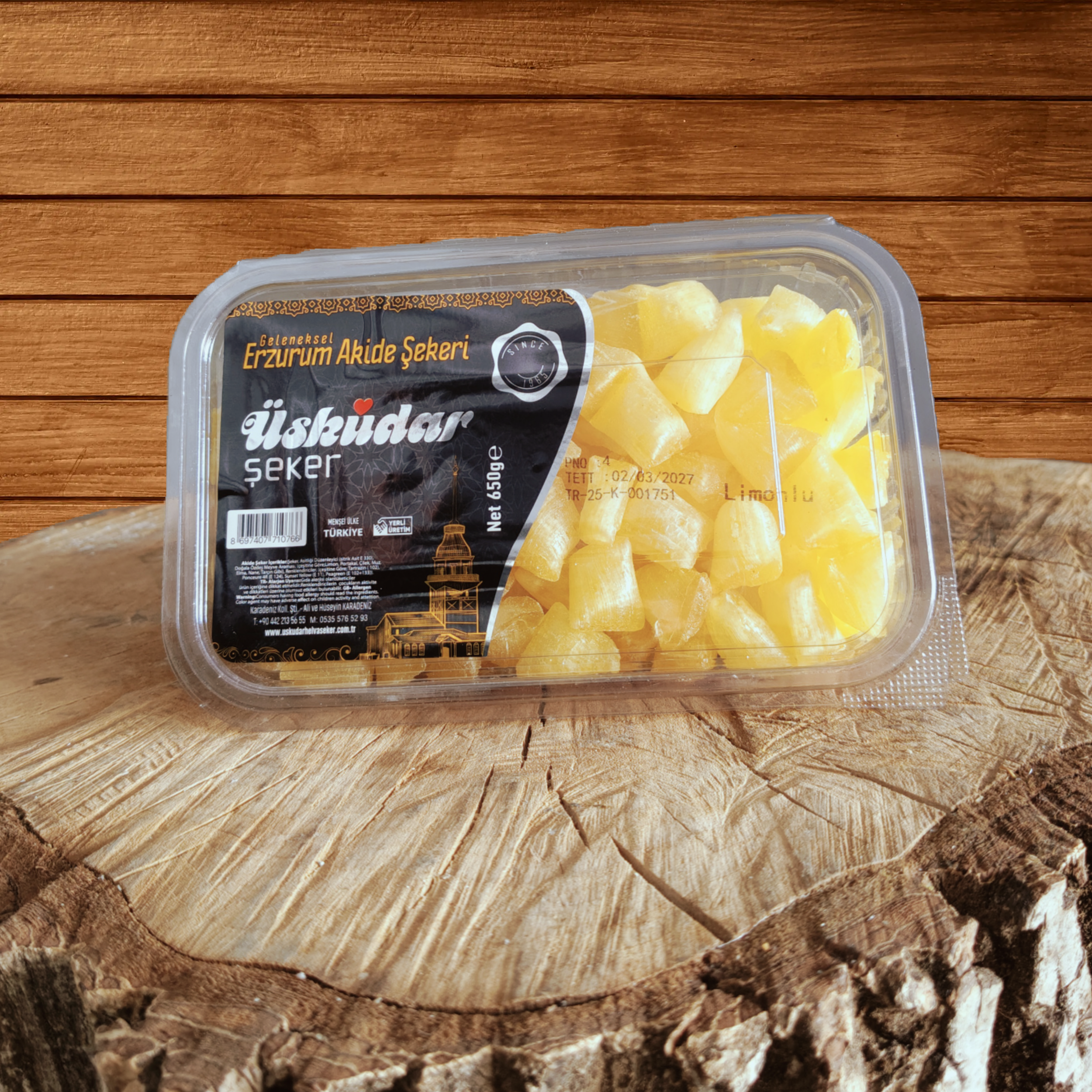 Akide Şekeri – Limonlu (650g)