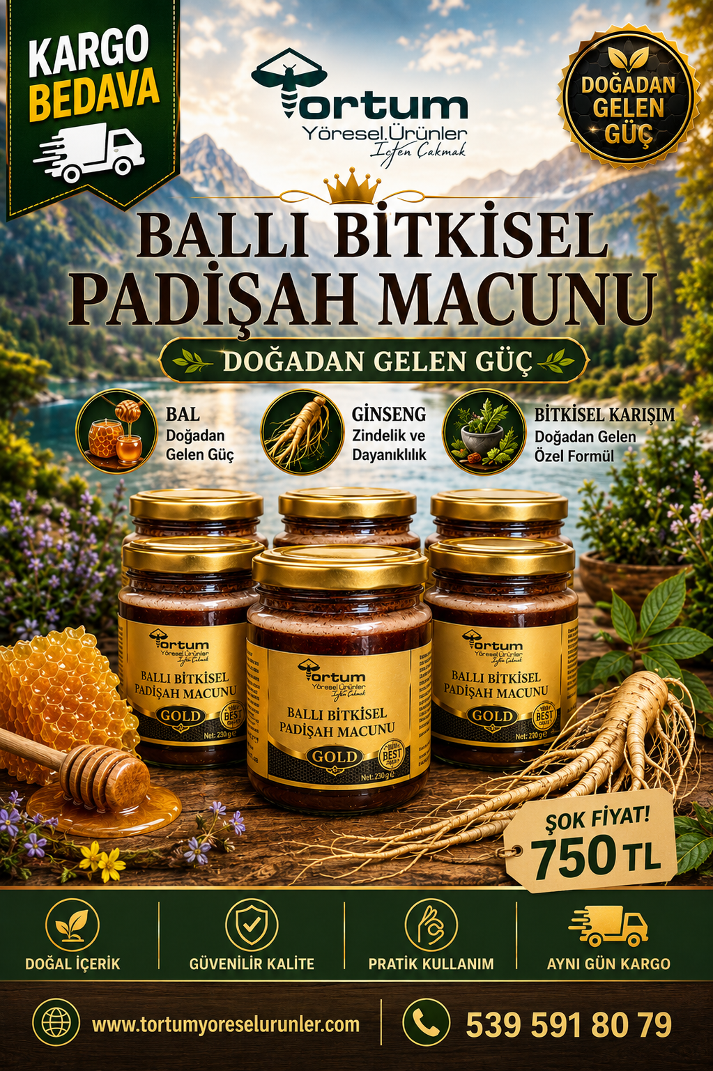 BALLI BİTKİSEL PADİŞAH MACUNU
